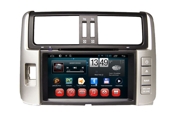 Китай Тойота Prado GPS DVD-плеер андроида 4,1 системы 2012 навигации для автомобилей в черточке поставщик