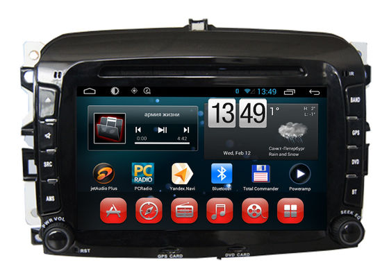 Китай Система навигации 500 iPod автомобильного радиоприемника Фиат 3G DVD GPS Wifi Bluetooth Blue&amp;Me поставщик