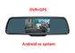 монитор зеркала вид сзади 5 дюймов с навигацией DVR и GPS с системой os андроида поставщик