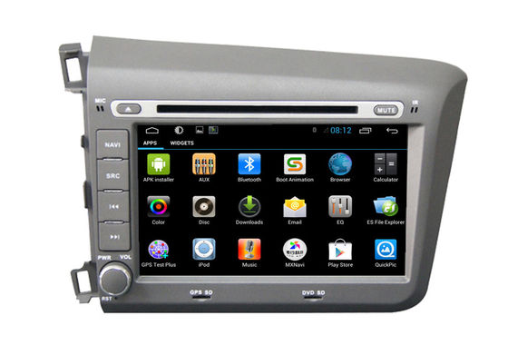 DVD-плеер OS андроида системы навигации левой стороны Honda 2012 зона BT TV iPod гражданского двойная поставщик